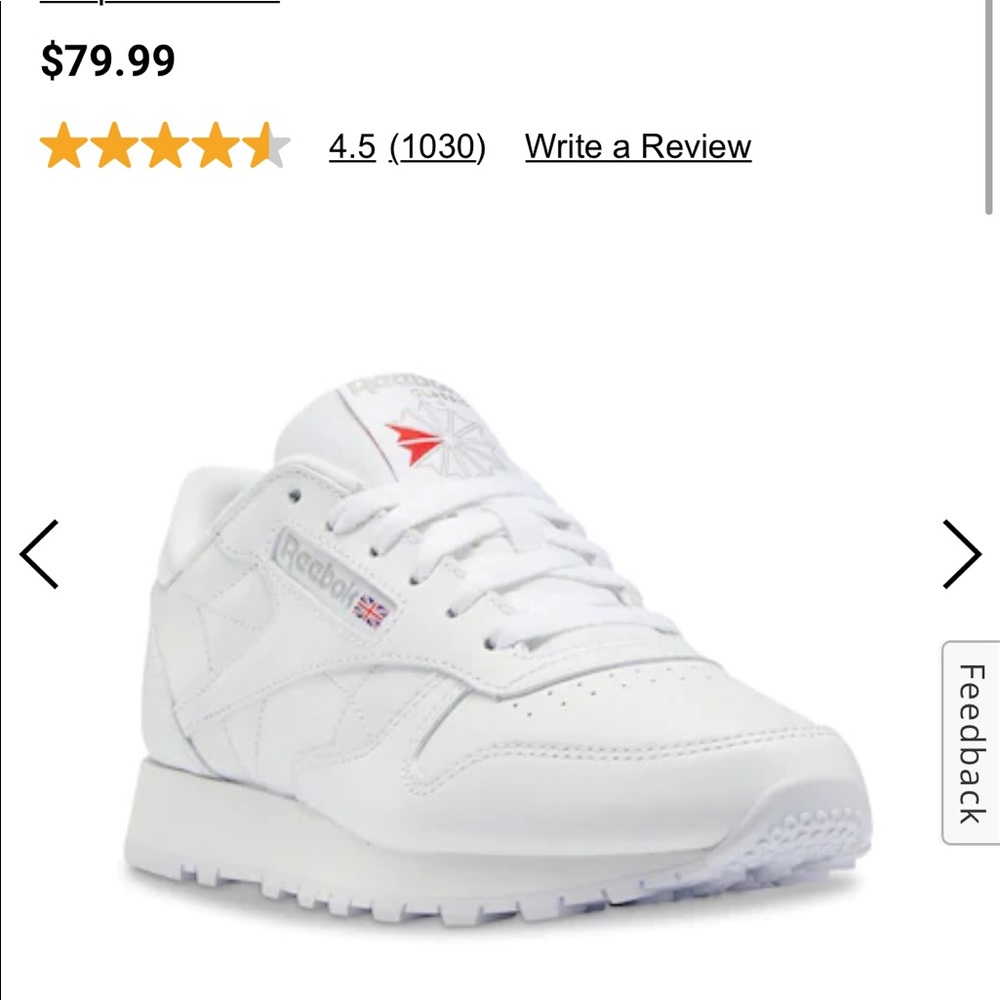 Classic Reebok size 8 - Picture 4 of 4